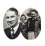 George William Ormerod Jr, su hermano Robert Ormerod y su esposa Eunice